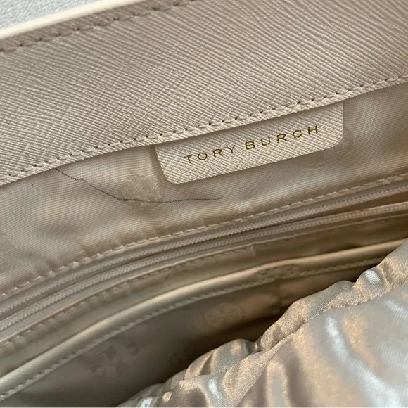 Tory Burch Buckle Saffiano Leather Tote - Picture 3 of 3